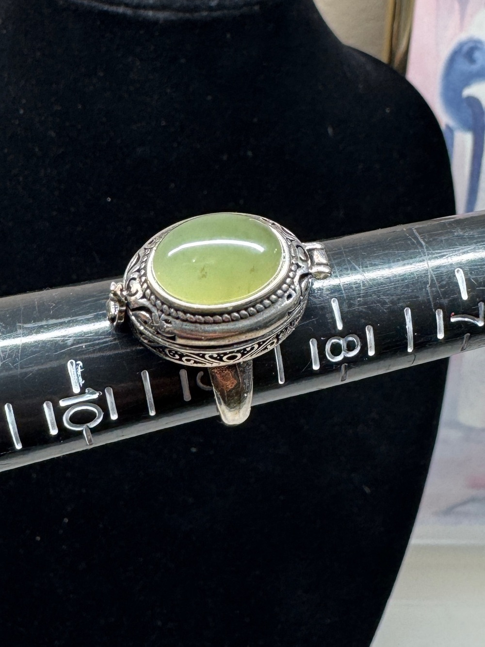 Silver Locket ring